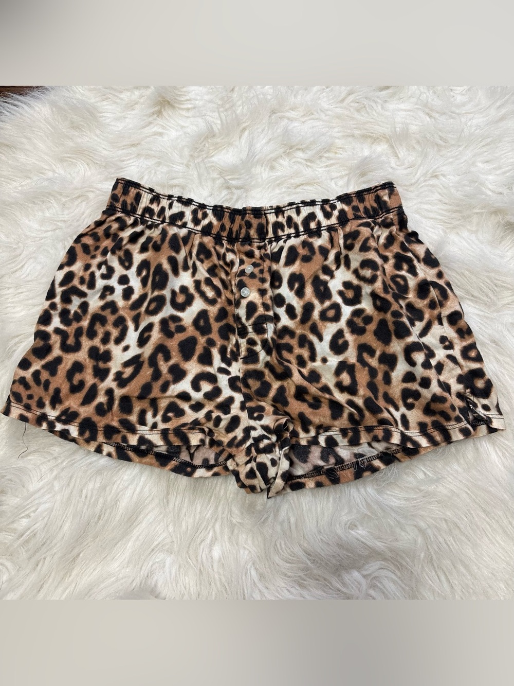 PINK Victoria's Secret Leopard Print Lounge & Sleep Shorts size Women’s XS